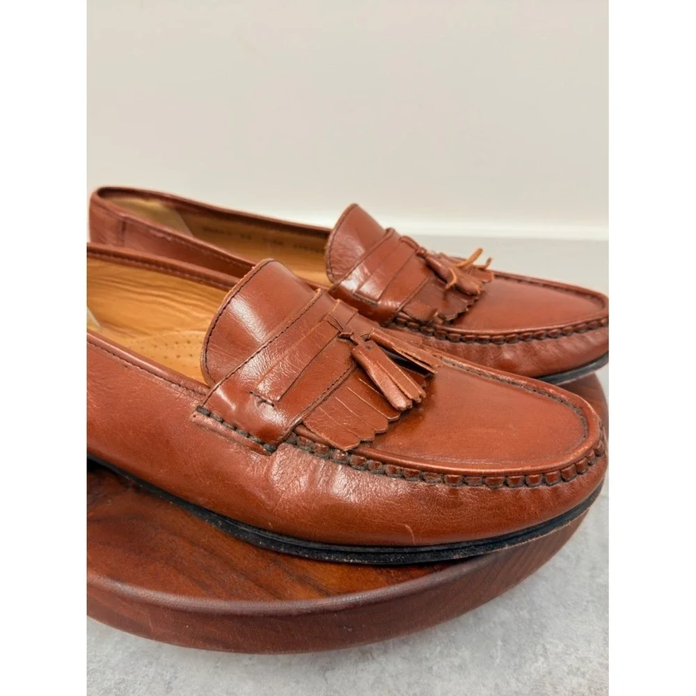 Nunn‎ Bush Tan Leather Tassel Loafers